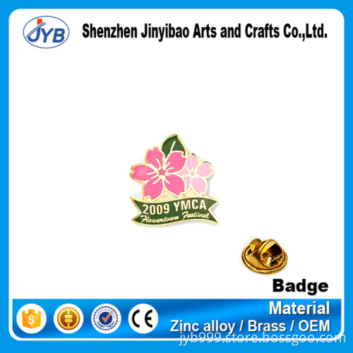 2016 Factory direct cheap OEM design metal pins badge custom badges